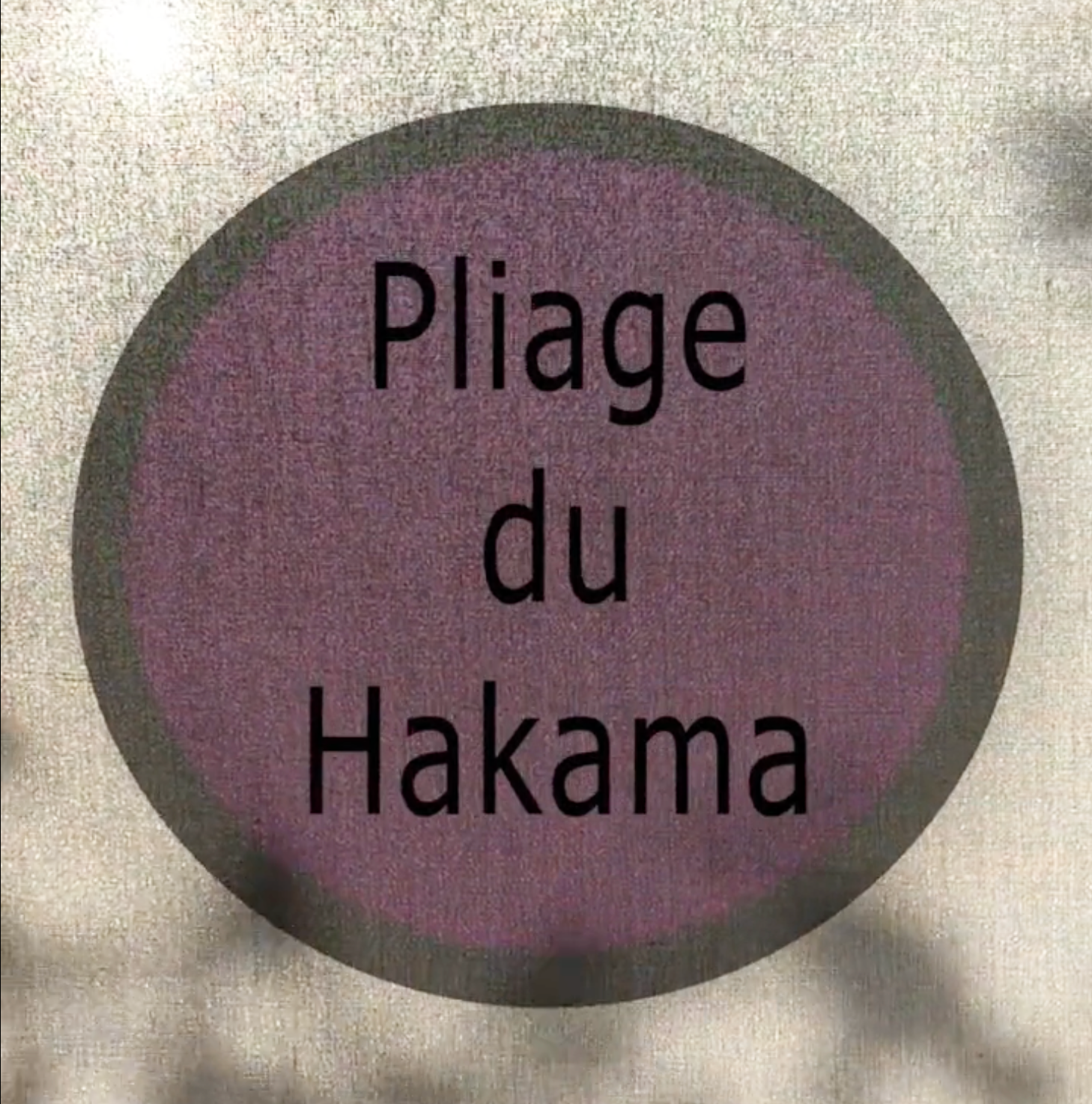 pliage hakama capt ecra